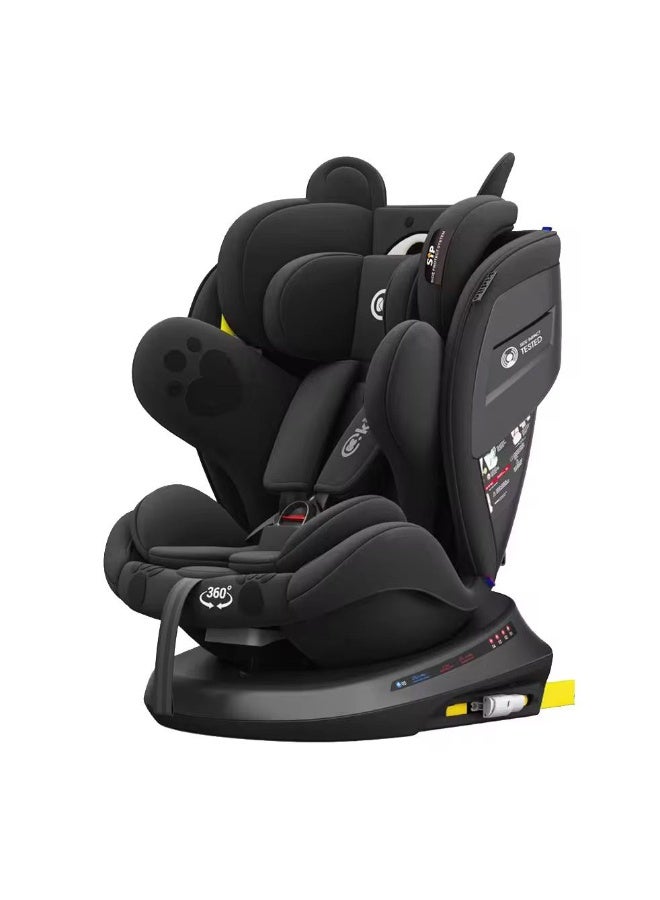 Kidilo 360 Rotation Isofix Car Seat Designed Specifically for Child Safety, Padded Cabotne, Perfect Choice for Families on the Go